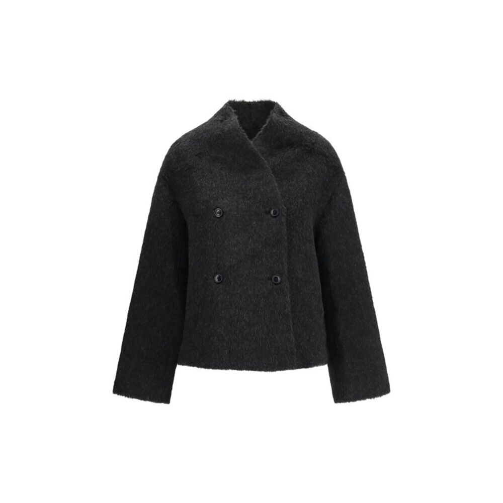 Loulou De Saison Women Wes Double Breasted Alpaca Jacket